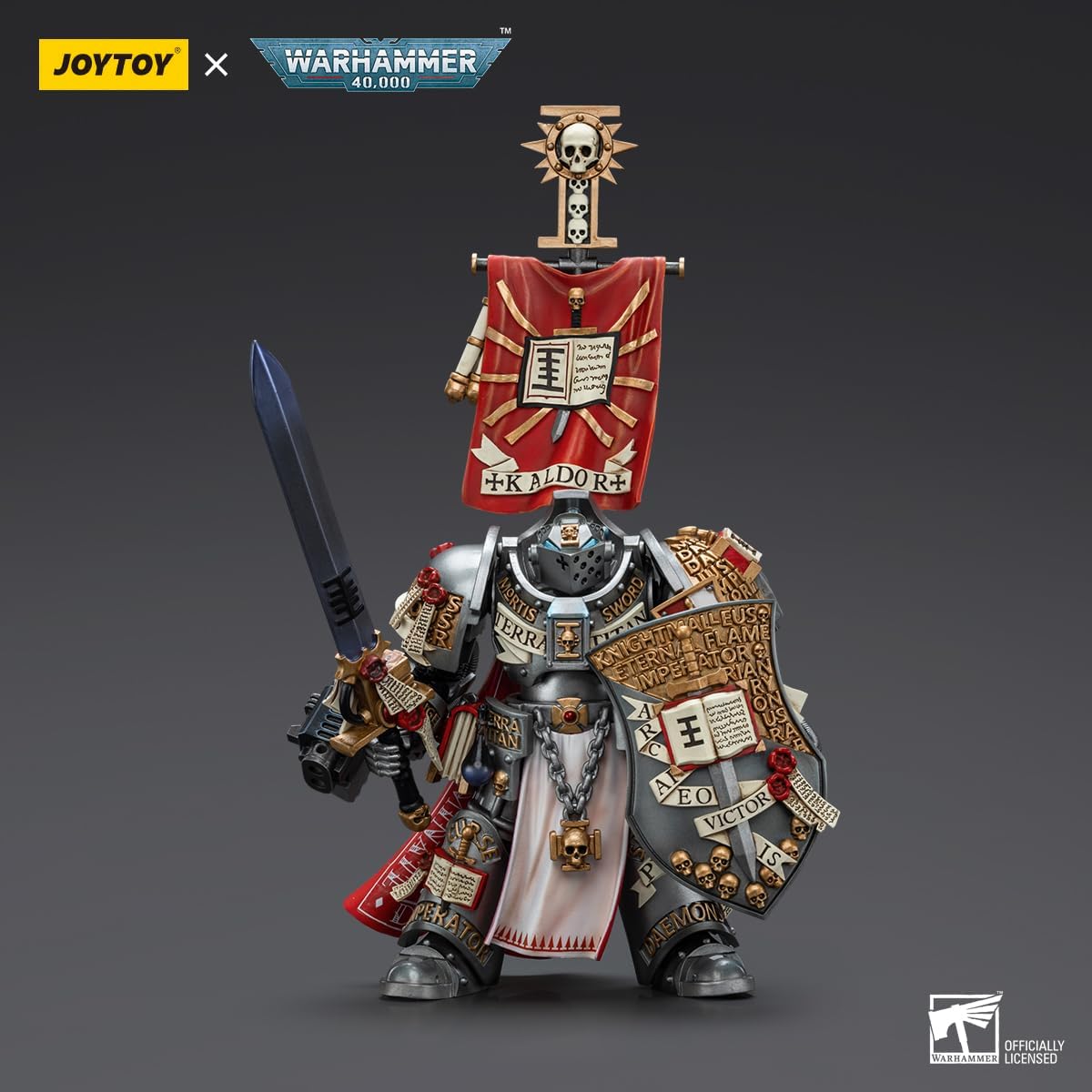 Figura de acción Grey Knights Kaldor Draigo 1/18 Coleccionable