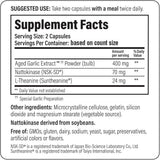 Suplementos Kyolic extracto de ajo para la presión arterial