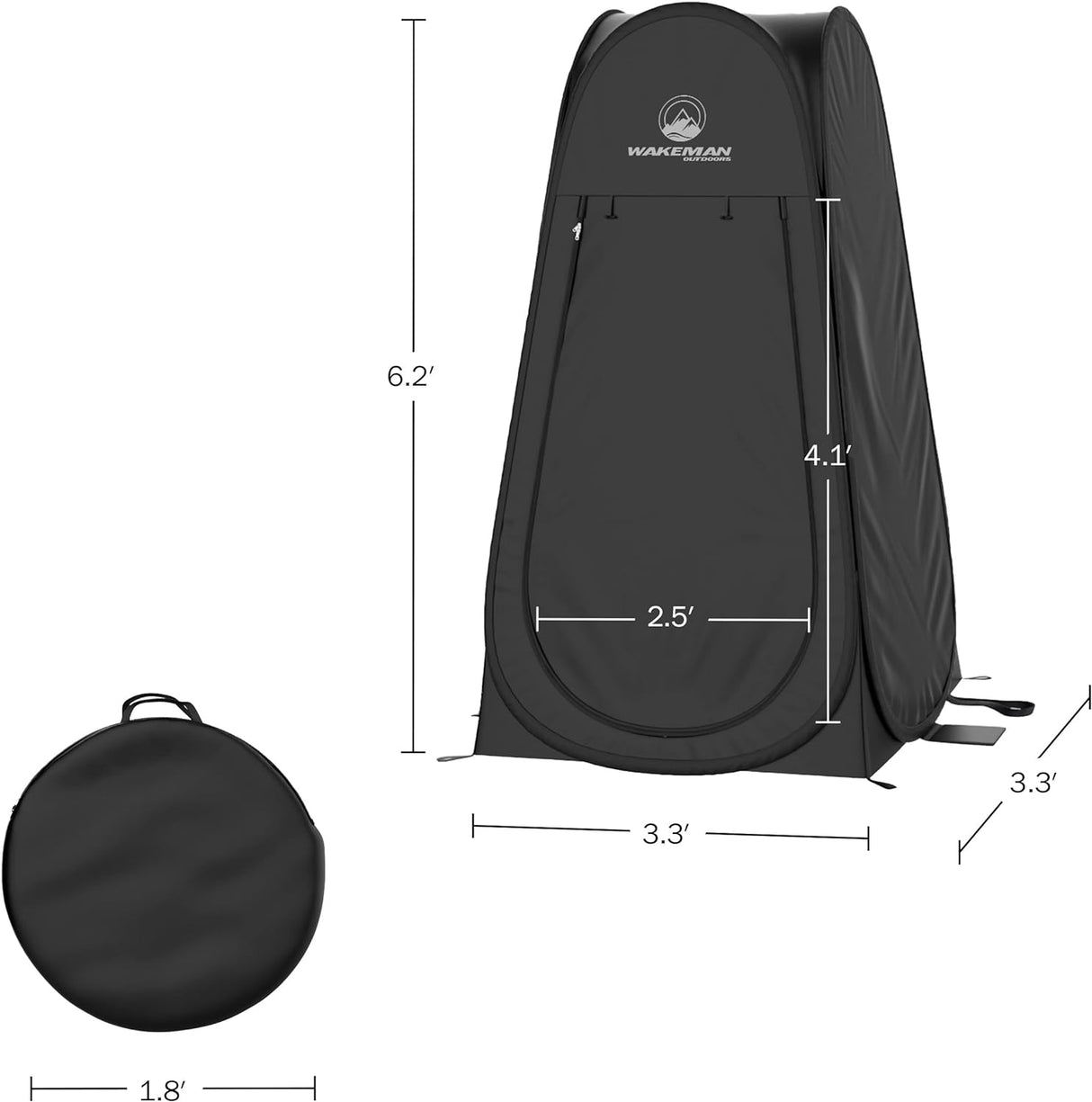 Tienda Portátil de Privacidad, Ducha, Vestidor o WC para Camping
