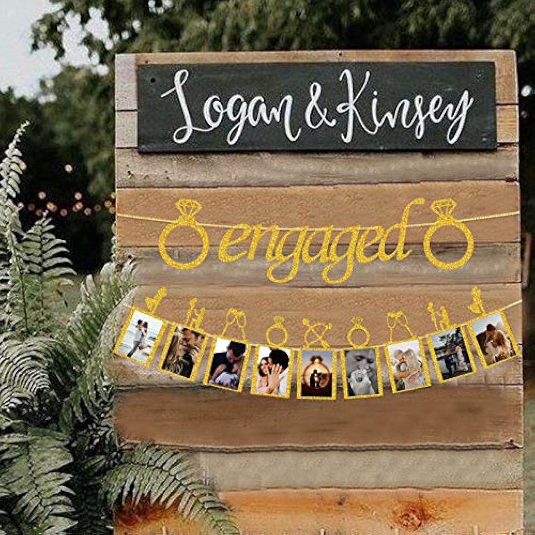 Decoraciones de boda de compromiso