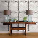 Brewster Home Fashions Fondo de pantalla Blanco y roto
