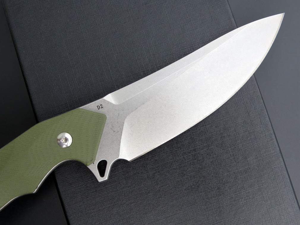 Cuchillo de hoja fija D2 G10 para supervivencia - EF122