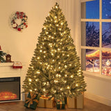 Árbol de Navidad Naomi Home 6.5ft, 450 luces, 1197 puntas
