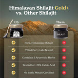 Pure Himalayan Shilajit Gold+ | Mejora recuperación y fuerza | 30g, Lab probado