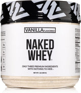Proteína de Suero Naked Vanilla 1Lb, 3 Ingredientes Naturales