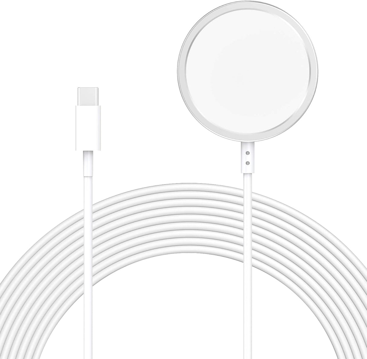 Cargador inalámbrico magnético inalámbrica Blanco