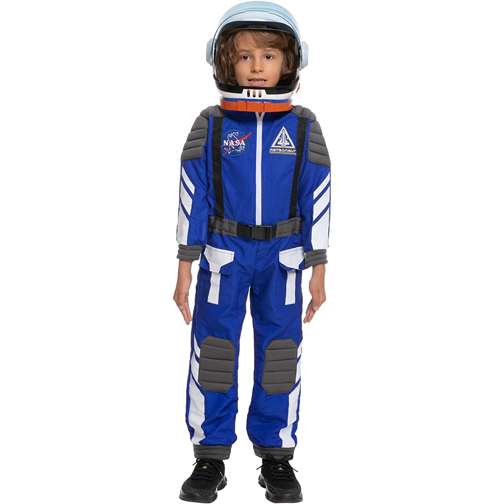 Disfraz de astronauta azul unisex Tamaño: S (5-7)