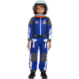 Disfraz de astronauta azul unisex Tamaño: S (5-7)
