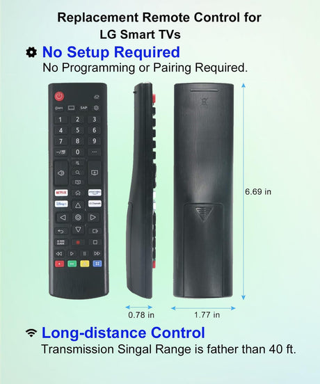 Control Remoto Universal LG Smart TV Reemplazo Modelos Varios