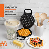 Máquina de Waffles Bubble MasterChef - Antiadherente, Rápida