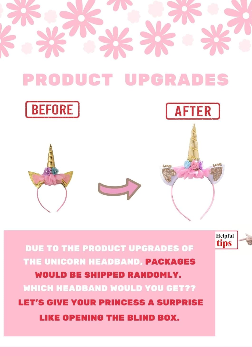 Disfraz Princesa Unicornio con Diadema para Niñas  4-5T