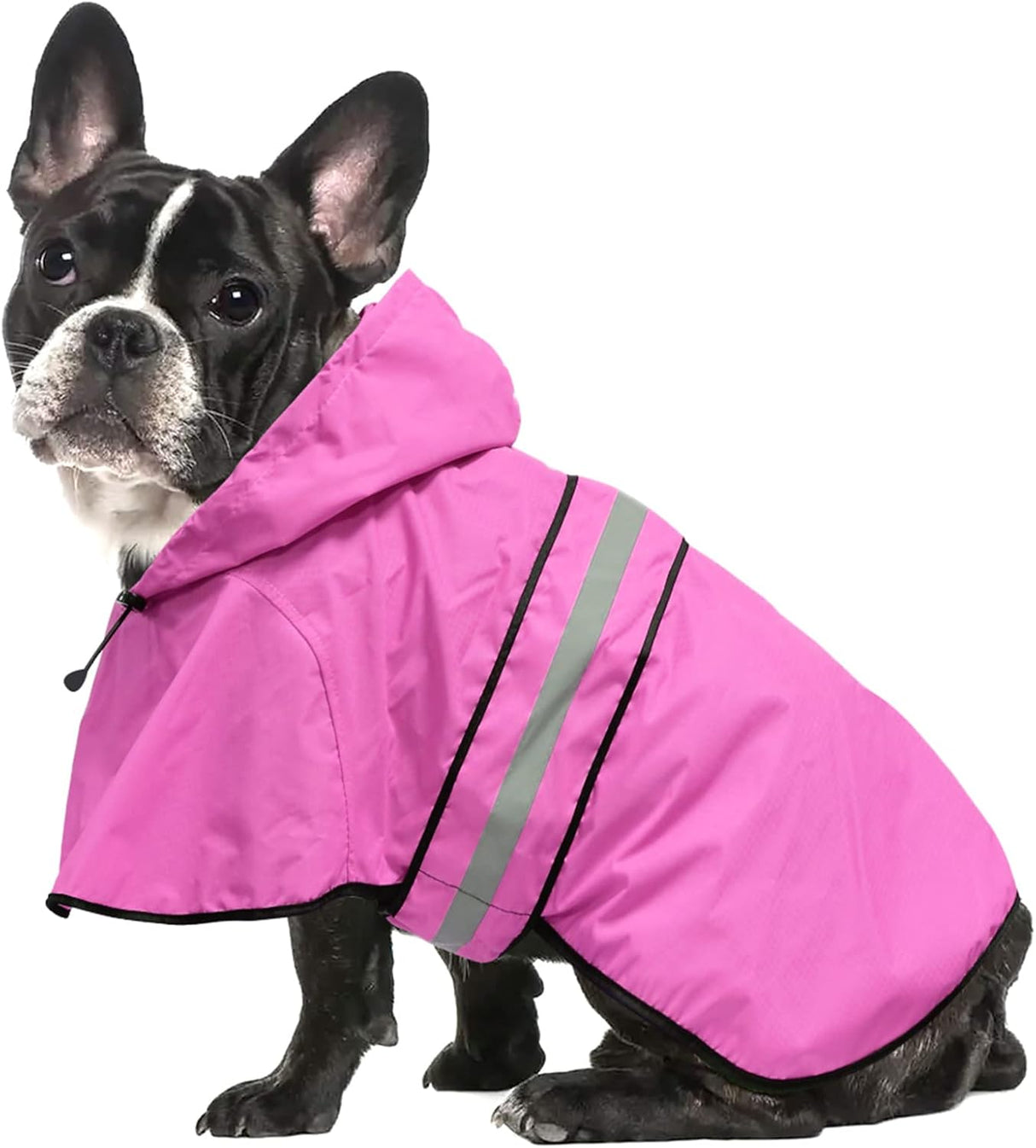 Capa de lluvia impermeable para perro - Reflectiva, Ajustable, Mediana