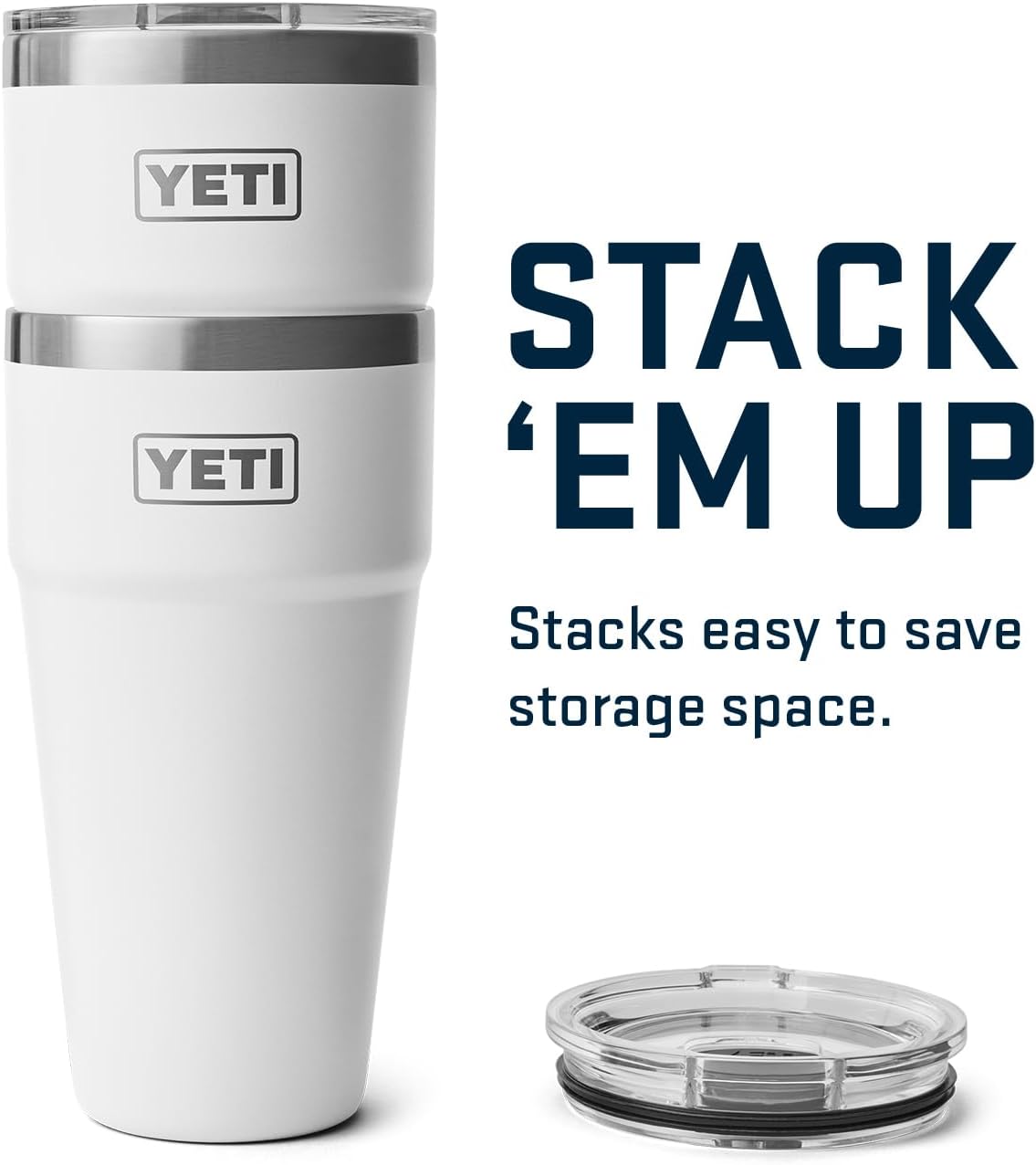 Vaso YETI Rambler 30 oz, Acero Inoxidable Aislado al Vacío