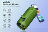 Altavoz Bluetooth Portátil EDUPLINK, Impermeable IPX7, Verde