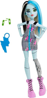 Muñeca Frankie Monster High con 10+ Juntas Flexibles 4+ Años