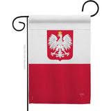 Bandera de jardín de Polonia nación regional internacional