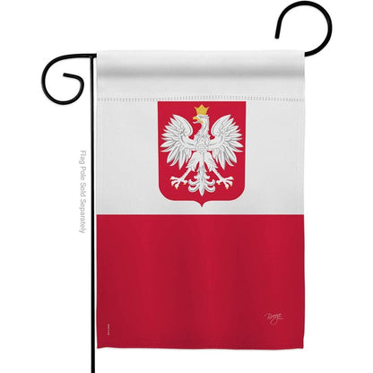 Bandera de jardín de Polonia nación regional internacional