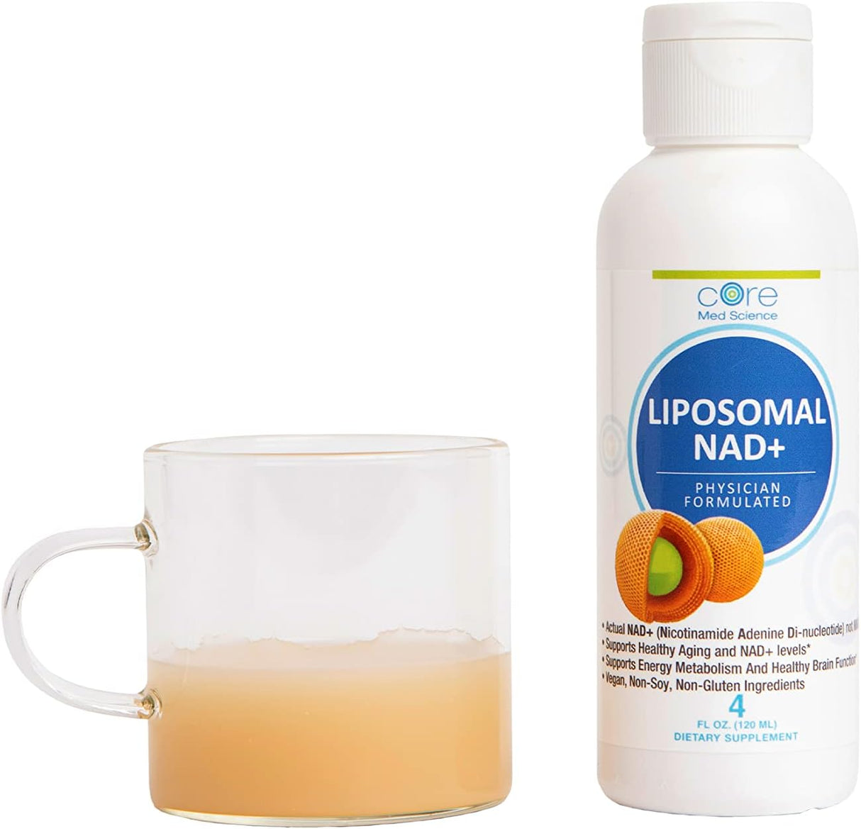 Suplemento Liposomal NAD+ de Core Med Science 100 mg