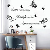 Vinilo Decorativo Frase Motivacional para el Hogar - Modelo 2023
