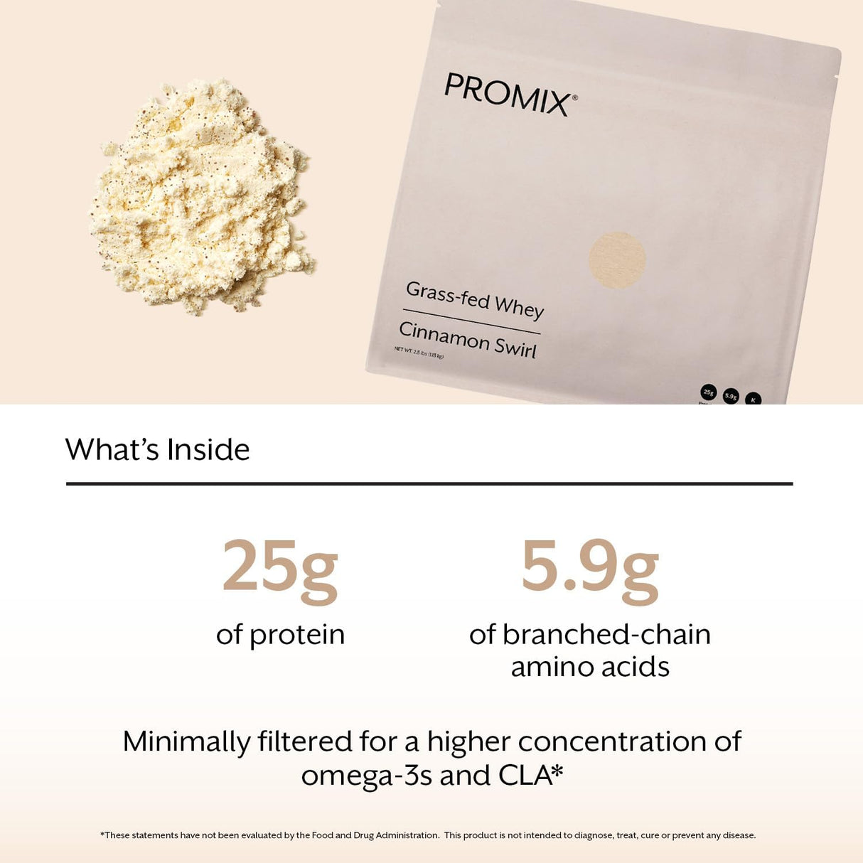 Proteína de Suero ProMix Nutrition, 5lb, Natural, Sin Gluten