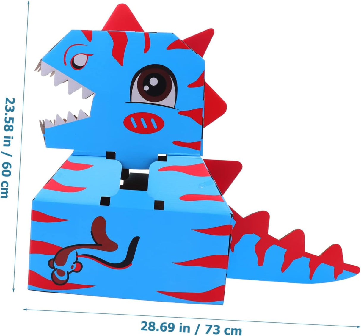 Disfraz Dinosaurio Cartón para Niños - Modelo Color Battle
