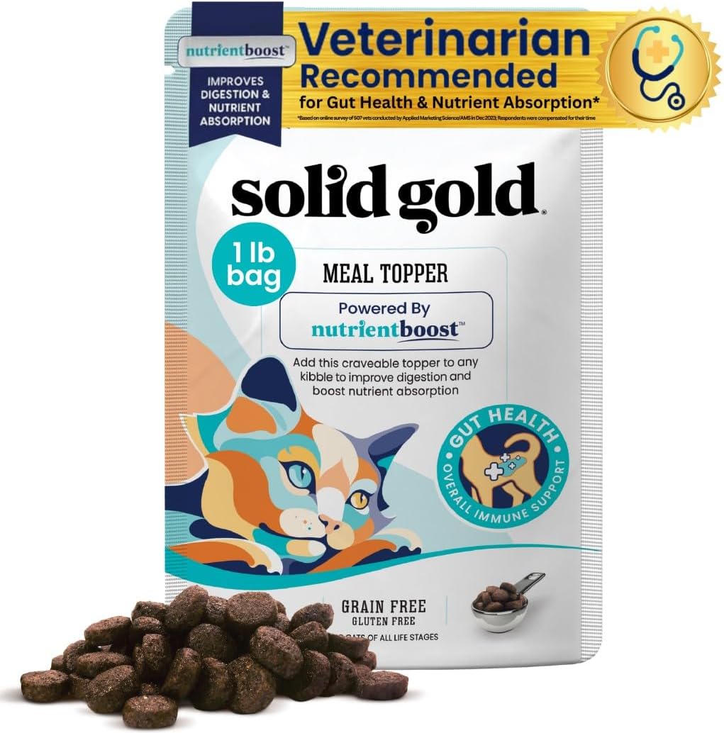 NutrientBoost Topper para Gatos - Solid Gold, Alto en Proteínas