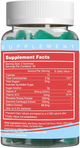 Gomitas de suplementos de azafrán extracto de azafrán 120 un
