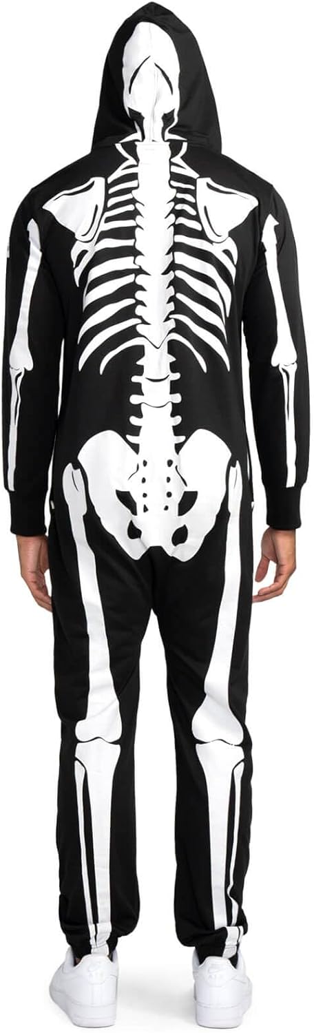 Disfraz de Esqueleto Tipsy Elves - Jumpsuit cómodo con máscara