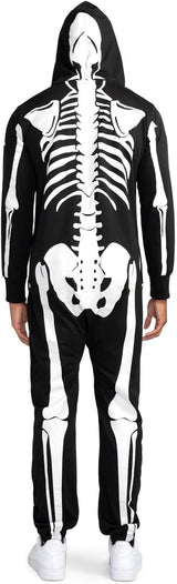 Disfraz de Esqueleto Tipsy Elves - Jumpsuit cómodo con máscara