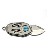 Cuchillo plegable de titanio EDC para viajes al aire libre