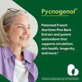 Suplemento Extracto de corteza de pino Pycnogenol 100 mg