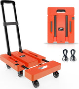 Carretilla Plegable SOLEJAZZ, 500LB, 6 Ruedas, 2 Cuerdas