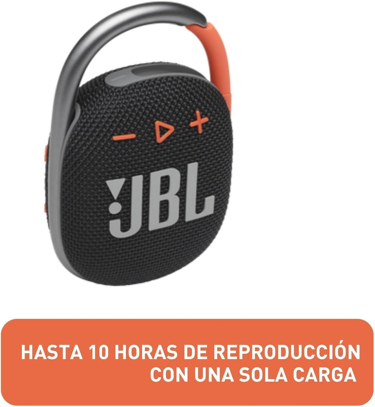 Altavoz Bluetooth JBL Clip 4 - Impermeable, 10h de batería