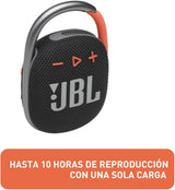 Altavoz Bluetooth JBL Clip 4 - Impermeable, 10h de batería