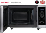 Microondas Sharp ZSMC1464KS 1.4 CuFt 1100W con plato giratorio