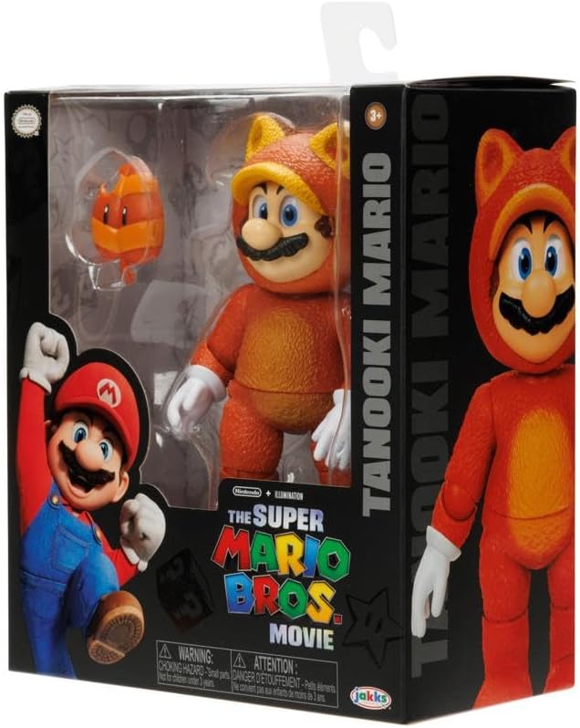Figuras de Acción 5 - Tanooki Mario con Hoja - Super Mario Bros.