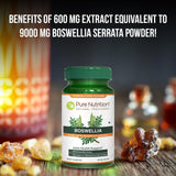 Extracto de Boswellia Serrata 600mg con 65% Ácidos Boswélicos