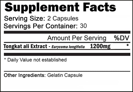 Suplementos Alimenticios para hombre 60 cápsulas