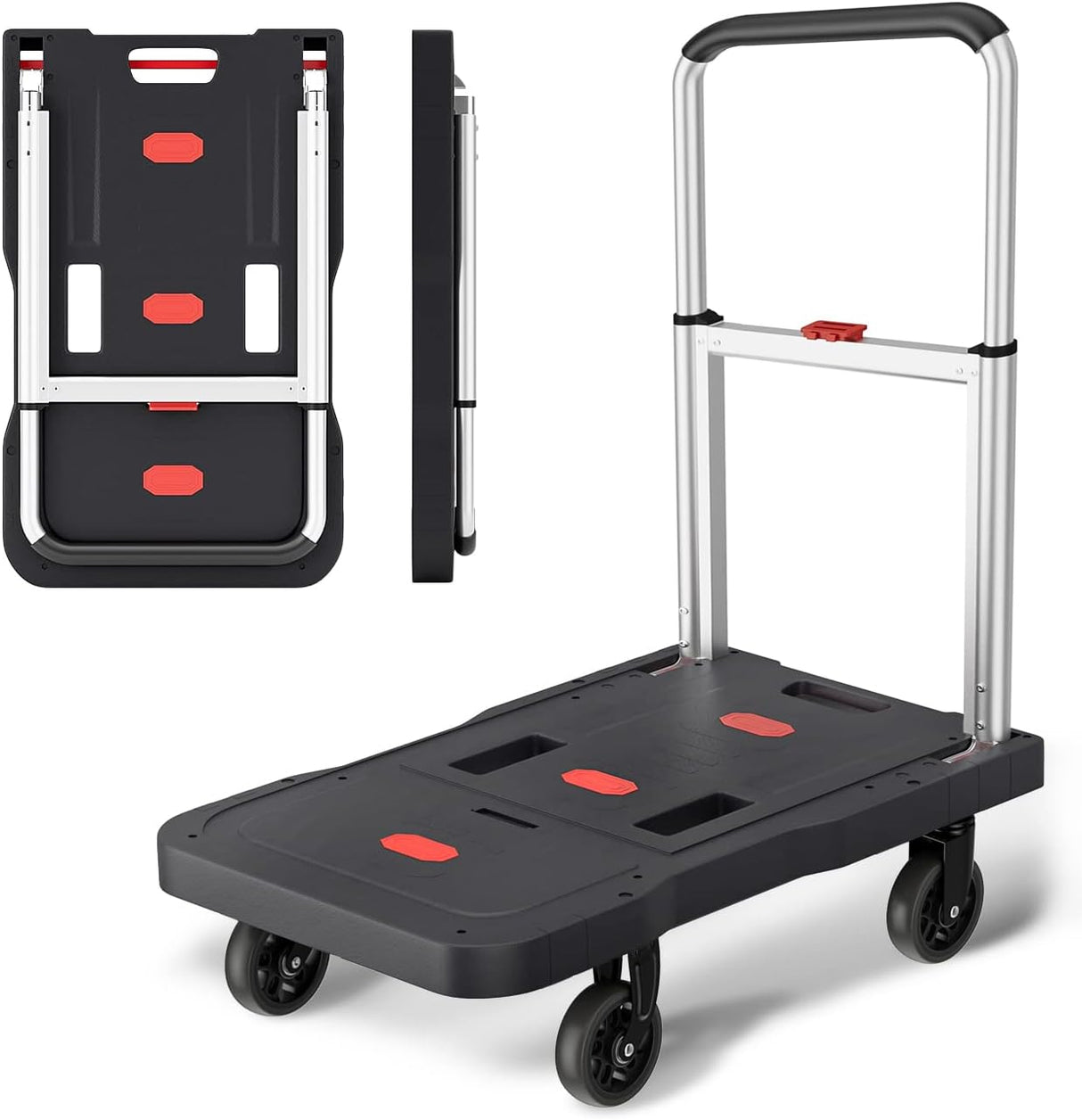 Carretilla Plegable 330 lbs - Carro Portátil para Carga Pesada
