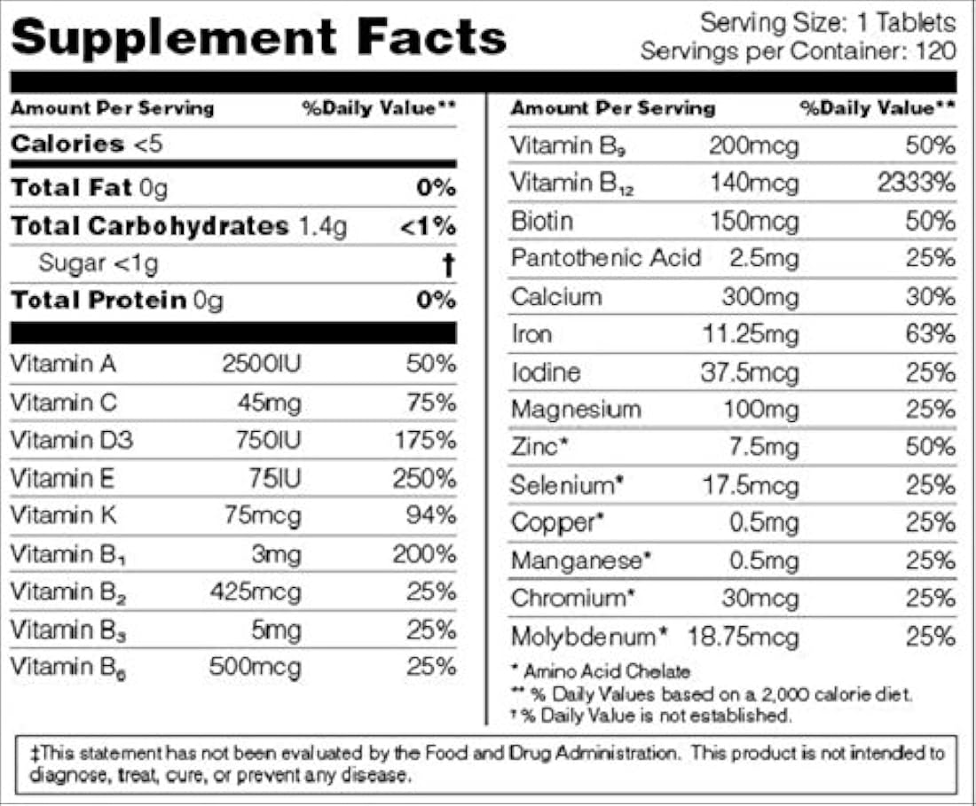 Fusion adek & Mineral Suplemento Multivitamínico para personas con sobrepeso Mixed Berry Sabor para duodenal Switch, 120 tabletas