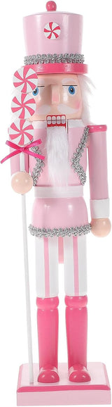 Figuras de soldado navideño, decoraciones de Navidad, 14 pulgadas
