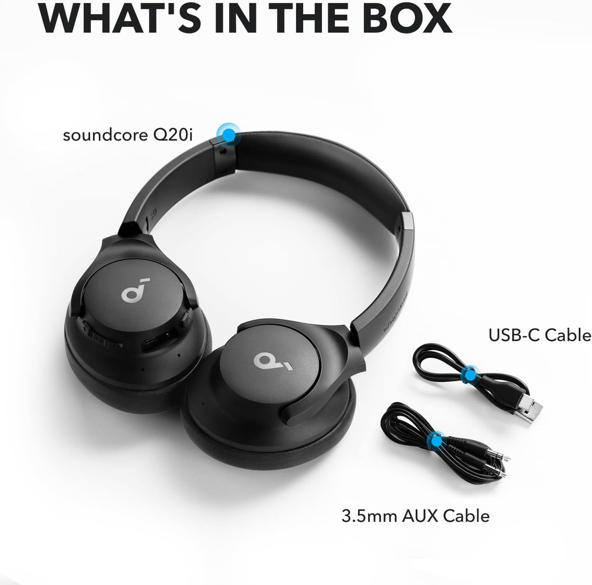 Auriculares inalámbricos con cancelación de ruido Q20i