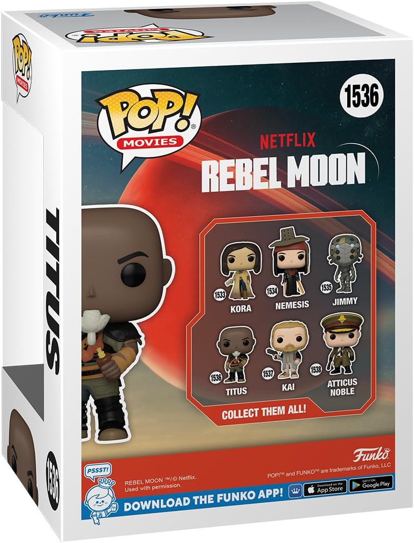 Funko Pop! Películas: Netflix - Rebel Moon, Titus Coleccionable