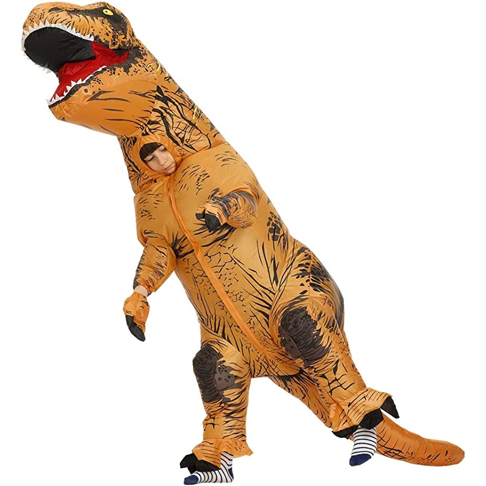 Disfraz inflable de dinosaurio para adulto talla única