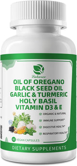 Aceite de Orégano Orgánico con Semilla Negra, 2 Meses