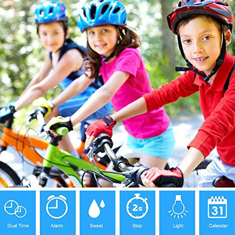 Reloj digital deportivo para niños impermeables