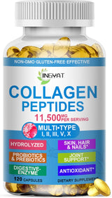 Colágeno Peptidos Suaves, Multi con Glucosamina y MSM, Biotín