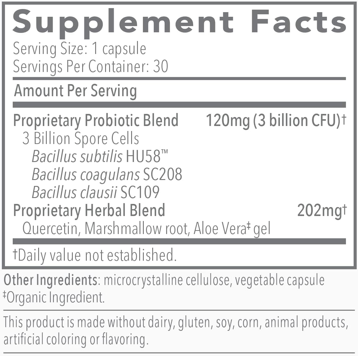 Suplementos Bio-Botanical Research Proflora 4R probiótico