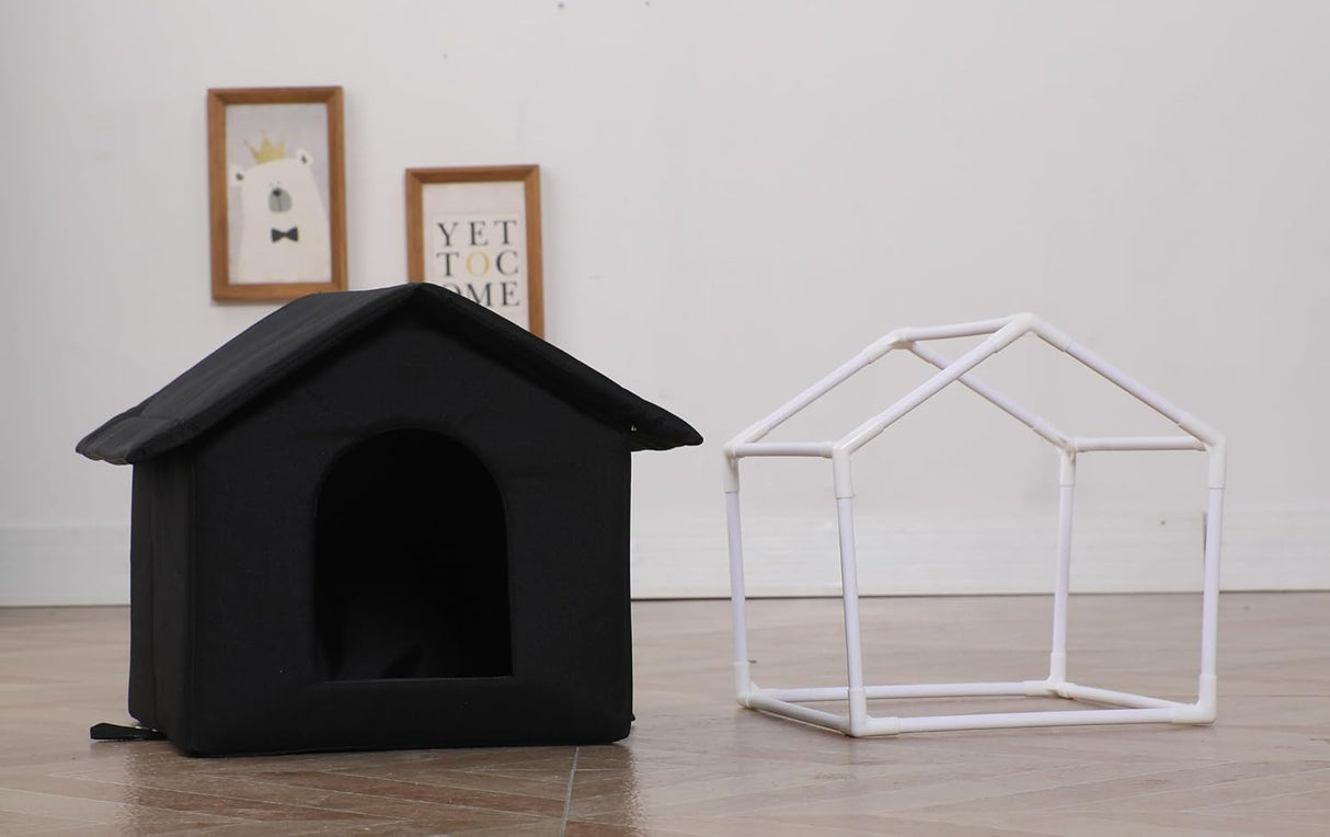 Casa para Gatos Exteriores, Cat House, Impermeable, Mediana