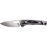 Cuchillo de bolsillo plegable hoja de borde fino